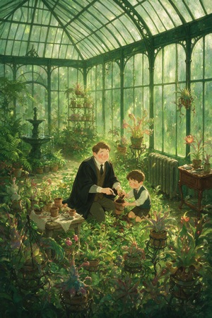 Cover of Eight Years Later, Neville Teaches Herbology